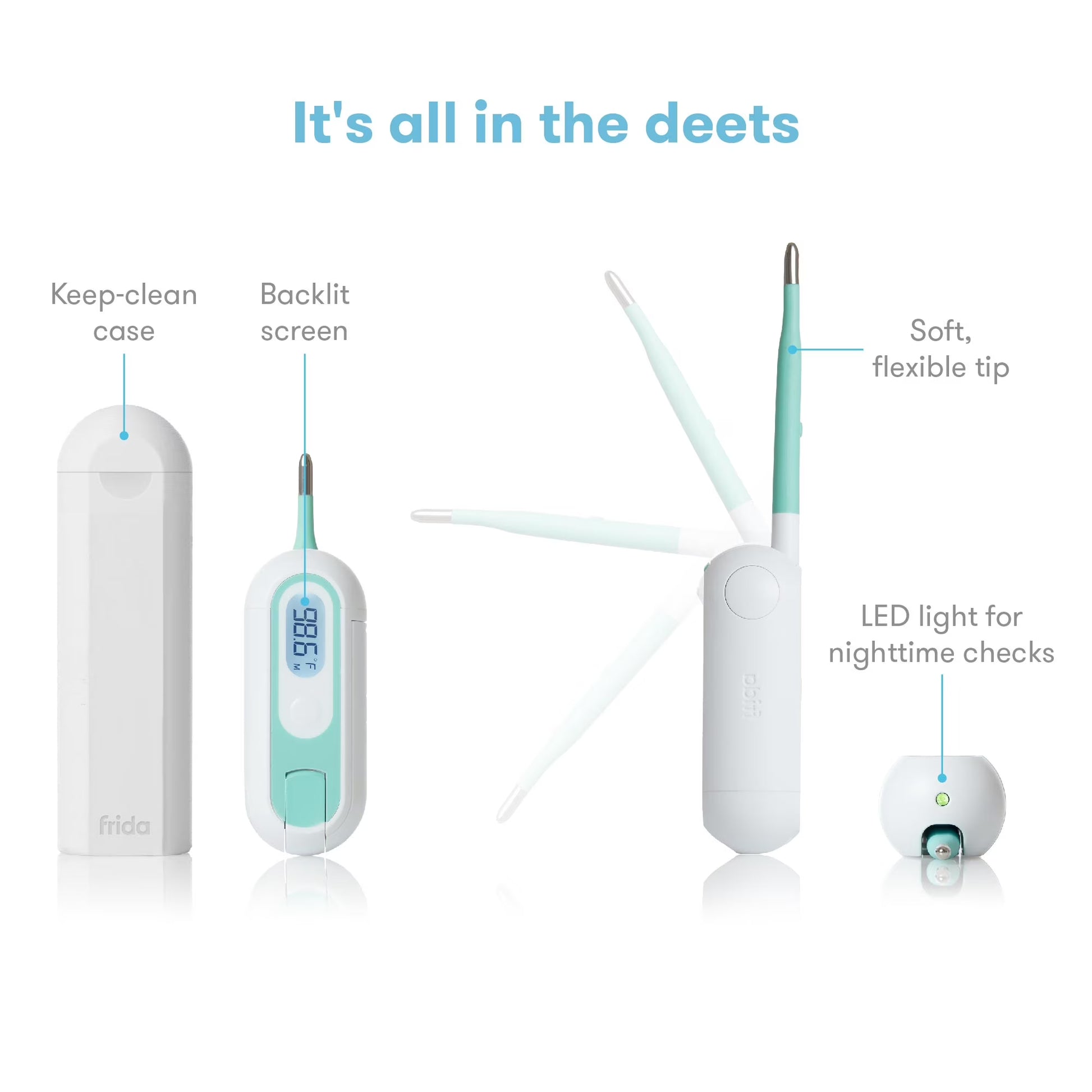 3-In-1 True Temp Digital Thermometer